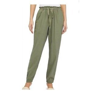 Social Standard Sanctuary‎ Pants Solstice Linen Jogger Pant XXL Green Relaxed